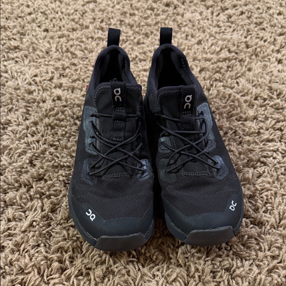 On Running Youth Black Athletic Shoes